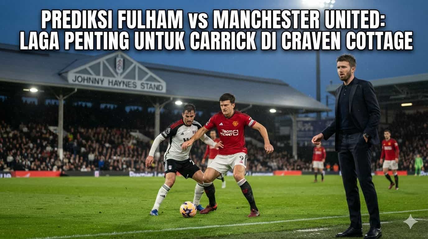 simulasi ai Fulham vs Manchester United